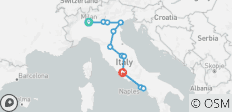 The Italian Highlights Tour - 12 Destinationen 