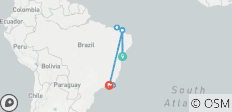  Sea and Sun in Brazil - 9 destinations 