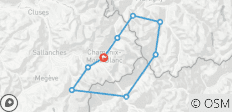  Tour du Mont Blanc, Private Zimmer - selbstgeführte Rundreise (12 Tage) - 9 Destinationen 