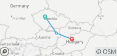  Prag - Wien - Budapest mit dem Zug - 3 Destinationen 