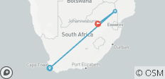  Besuchen Sie Kapstadt und fliegen Sie zum Kruger NP für eine 8-tägige Safari - 3 Destinationen 