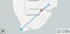  Great South Africa Deluxe - 5 Destinationen 