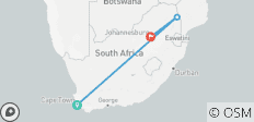  Geweldig Zuid-Afrika Deluxe - 5 bestemmingen 