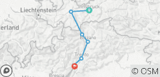  Innsbruck - Lago de Garda Deporte a través de huertos y viñedos (8 días) - 7 destinos 