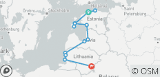  Wandern im Baltikum individuell (12 Tage) - 13 Destinationen 