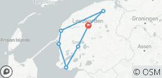  Radtour entlang der elf friesischen Städte (8 Tage) - 7 Destinationen 