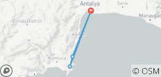  Fascination Lycian Way East (8 days) - 4 destinations 