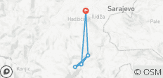  Best of the Via Dinarica und Bjelasnica (7 Tage) - 7 Destinationen 