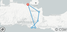  Creta: de costa a costa - senderismo autoguiado - 6 destinos 