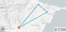  Madeira: rutas de senderismo \&quot;Levada\&quot; - circuito autoguiado - 4 destinos 