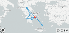  Antikes Griechenland &amp; Santorin inkl. Kreuzfahrt zum Vulkan (Gruppenreise, 9 Tage) - 11 Destinationen 