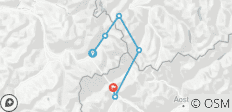  Circuito del Mont Blanc norte, habitaciones privadas - circuito autoguiado; 6 días - 6 destinos 