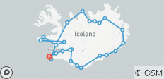  Das Beste von Islands Ringstraße (Mietwagenrundreise, 12 Tage) - 26 Destinationen 