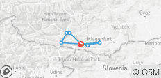  Kärnten Seen Schleife Sportive Tour - durch eine abwechslungsreiche Landschaft zu den schönsten Seen (8 Tage) - 8 Destinationen 