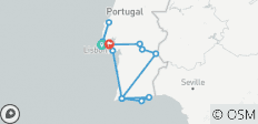  Sonniges Portugal: Küste von Estoril, Alentejo und Algarve (von Cascais nach Lissabon) (Standard) - 15 Destinationen 