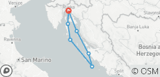  Kreuzfahrt - Motorsegler/-yacht: Kroatien ab/bis Rijeka - 7 Destinationen 