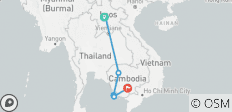  Private Tour &amp; Bathing - Laos &amp; Cambodia (incl. flight) - 6 destinations 