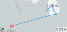  Kleingruppen-Rundreise &amp; Baden – Sri Lanka &amp; Malediven (inkl Flug) - 12 Destinationen 
