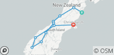  Ultimate South Island Adventure (14 Tage) - 11 Destinationen 