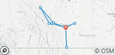  Circuito de 7 días por las Rocosas de Alberta y el Valle de los Dinosaurios - 10 destinos 