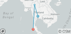  Klassische Thailand Rundreise - 3 Destinationen 
