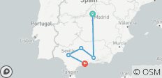  Spanien Rundreise mit dem Zug (11 Tage) - 5 Destinationen 