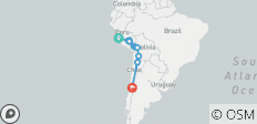  Radfahren in den Anden - Peru, Bolivien und Chile - 15 Destinationen 
