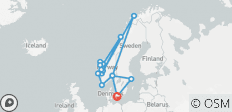  Majestätische Norwegische Fjorde &amp; Skandinavien - Kreuzfahrt &amp; Rundreise - 15 Destinationen 