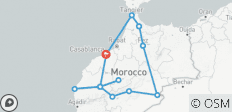  15-daagse tour vanuit Casablanca. - 18 bestemmingen 