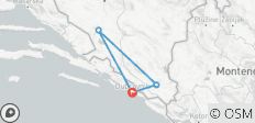  Circuito de 2 días para descubrir Bosnia desde Dubrovnik. Trebinje, Tvrdos, Pocitelj, cueva de Vjetrenica, Zavala, Radimlja, Pocitelj, Riviera de Dubrovnik. Sitios de la UNESCO. - 4 destinos 