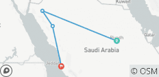  Saudi Arabien Entdeckungsreise - 4 Destinationen 