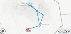  KPAP Kilimanjaro Besteigung über die Marangu Route (6 Tage) - 9 Destinationen 