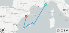  \&quot;Soleil et plaisir dans les îles Baléares - Une croisière passionnante à destination de Barcelone et des îles Baléares - forfait port à port\&quot;. - 6 destinations 