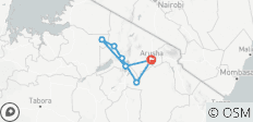  Migration Serengeti (Juni bis August, Mittelklasse, 8 Tage) - 7 Destinationen 