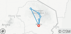  KPAP Kilimanjaro 7 Day Lemosho climb - 8 destinations 