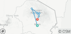  KPAP Kilimanjaro Besteigung über die Machame Route (7 Tage) - 8 Destinationen 