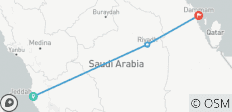 Saudi Arabiens Städte - 3 Destinationen 