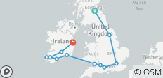  Exploring Britain &amp; Ireland featuring England, Ireland, Scotland and Wales (Edinburgh to Dublin) (Standard) - 13 destinations 