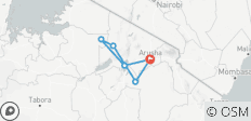  Tansania Lodge Safari - Lake Manyara, Ngorongoro, Serengeti und Tarangire (6 Tage) - 6 Destinationen 
