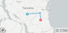  6-daagse Zuidelijk Tanzania Big 5 Safari - 6 bestemmingen 