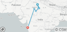  Höhepunkte des Goldenen Dreiecks und Mumbai (2022) - 7 Destinationen 