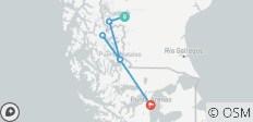  Mountains and Glaciers: Perito Moreno and Torres del Paine - 6 destinations 