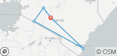  Kenia - Maasai Mara Safari und Mombasa Verlängerung (7 Tage) - 7 Destinationen 