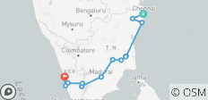  Südindien Erlebnisreise - 14 Destinationen 