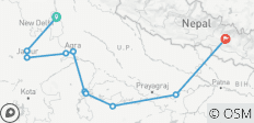  Northern India and Nepal - 13 destinations 