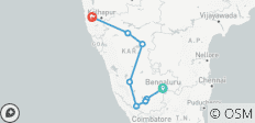  Lo mejor de Karnataka y Goa - 8 destinos 