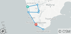  Alappuzha with Kerala - 10 destinations 
