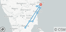  Rundreise Höhepunkte Tamil Nadu - 8 Destinationen 