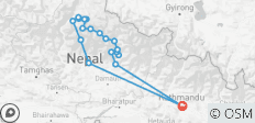  Annapurna Route Trekking Tour - 19 Destinationen 