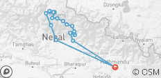  Circuit de l\'Annapurna - 19 destinations 
